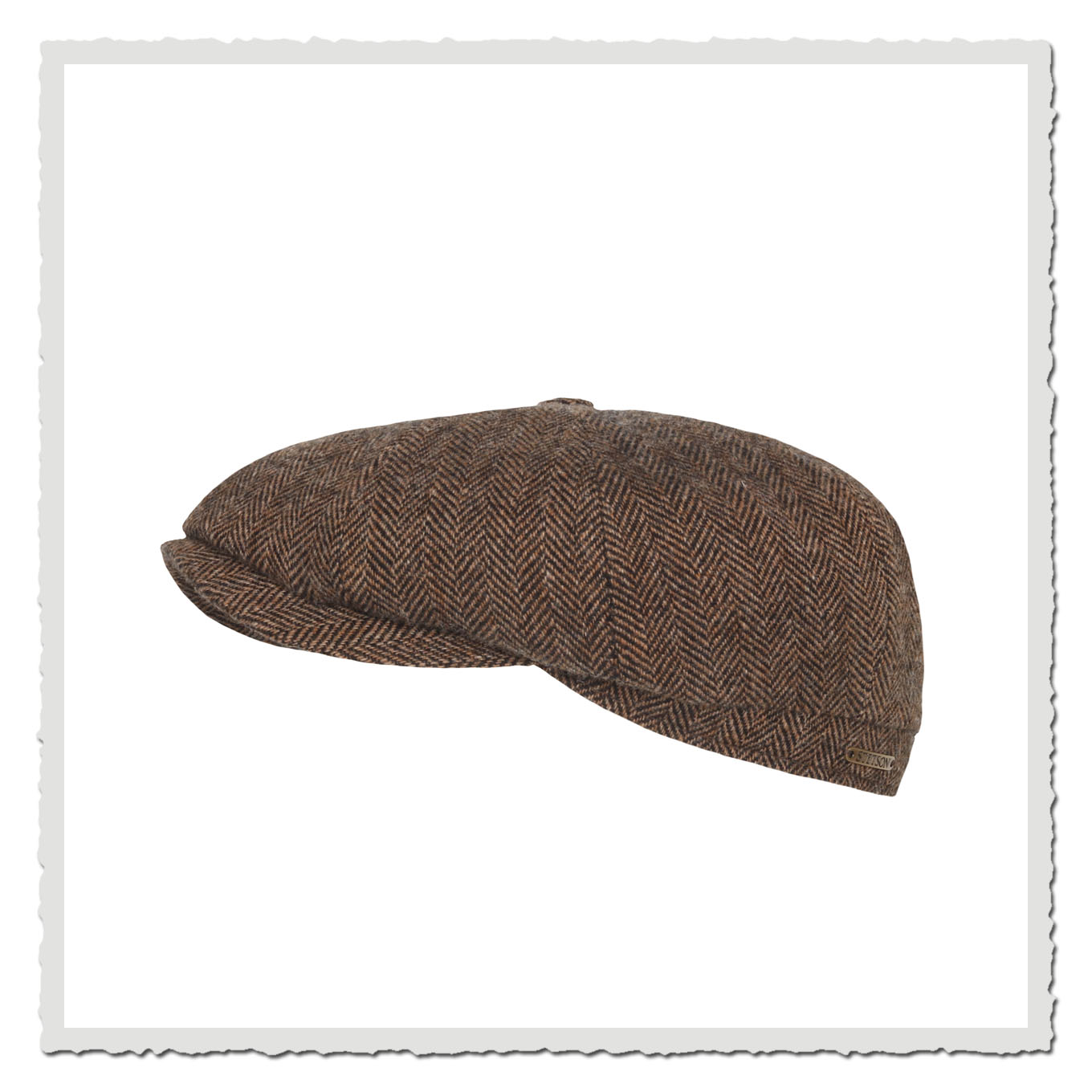 Hatteras Wool Herringbone brown